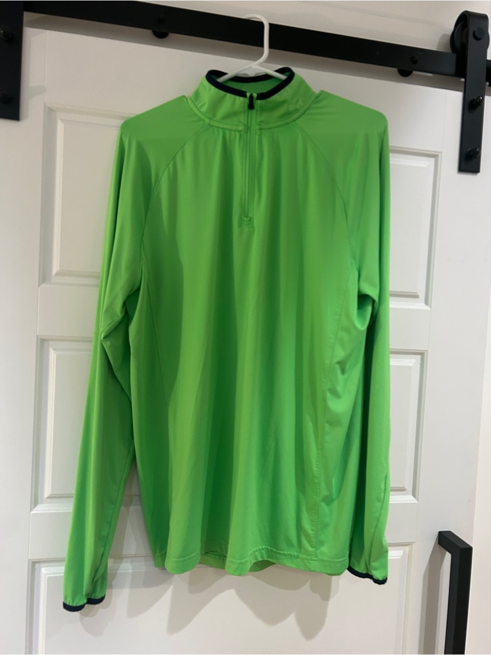Men's Lime Green Long-Sleeve Quarter-Zip Performance Under Armor Golf
